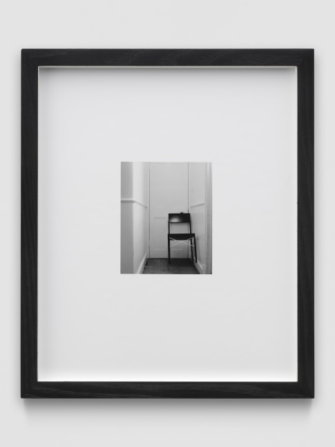 CHAIR (NOIR) 1999 B&amp;W photograph, framed Ed. 2/10 + 2 AP 25.5 x 21.5 x 3.5 cm / 10 1/8 x 8 1/2 x 1 3/8 in
