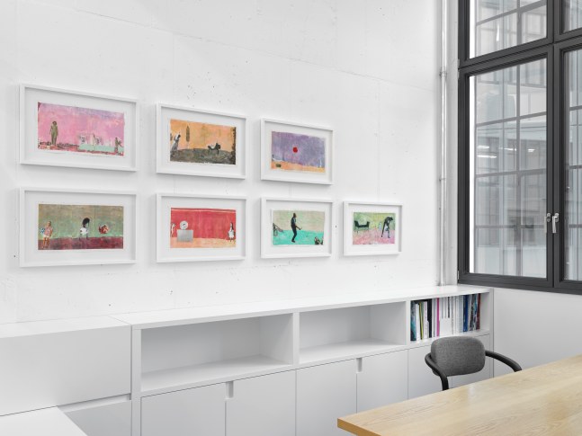 Installation view, Franz West, Die fr&amp;uuml;hen Werke / Early Works, Galerie Eva Presenhuber, Maag Areal, Zurich, 2025