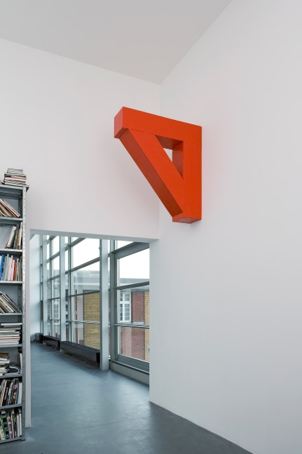 Installation view of sculptures by Valentin Carron