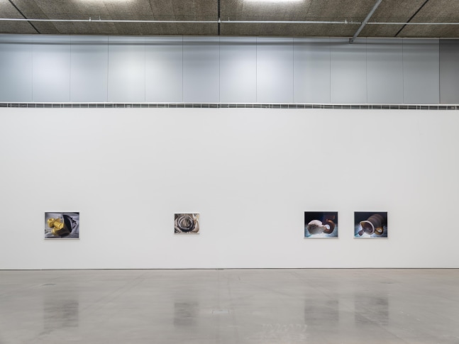 Installation view of photographs by Torbjørn Rødland