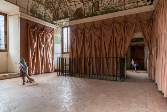 Installation view of sculpture by Jean-Marie Appriou