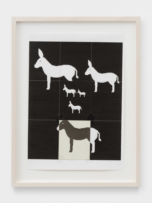 Collage by Valentin Carron