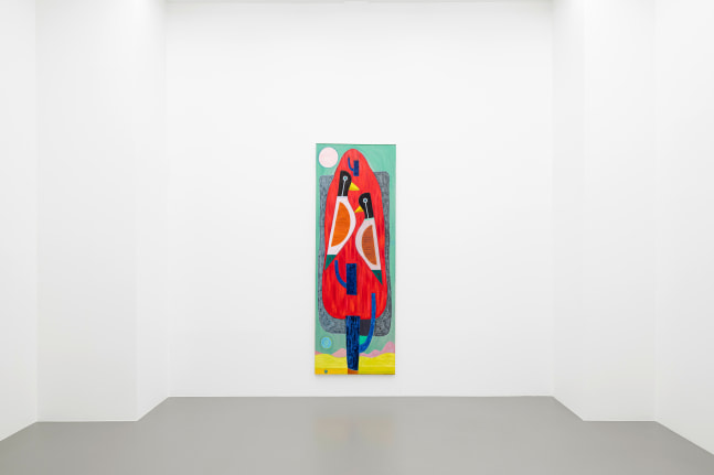 Installation view, Austin Eddy, Songs For The Sun., Galerie Eva Presenhuber, Vienna, 2024