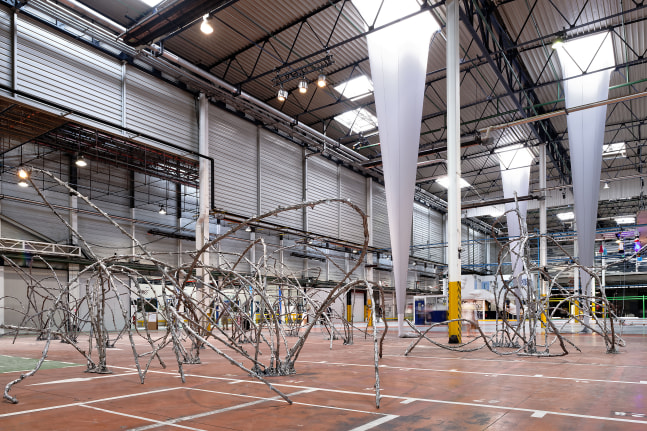 Installation view of sculptures by Jean-Marie Appriou