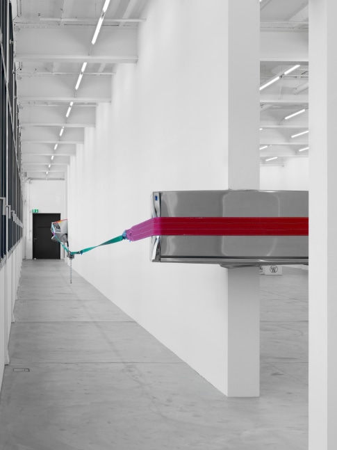 Installation view of Matias Faldbakken sculpture installation exhibition