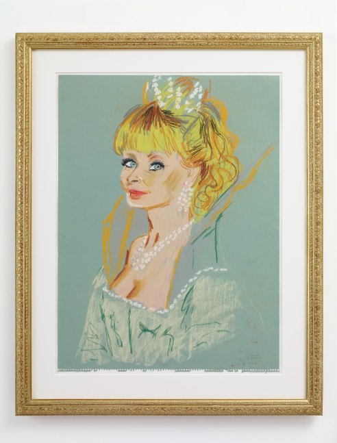 work image of painting by Karen Kilimnik