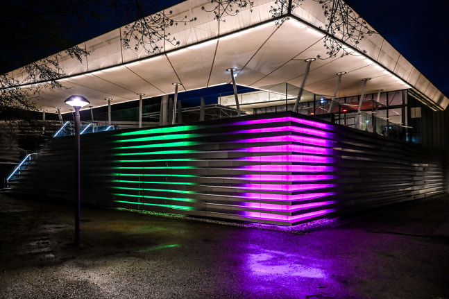 Installation view, Gerwald Rockenschaub, memory selec+, Casino, Bregenz, 2024