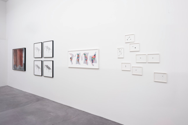Installation view, Works on Paper, Galerie Eva Presenhuber, L&amp;ouml;wenbr&amp;auml;u Areal, Zurich, 2015