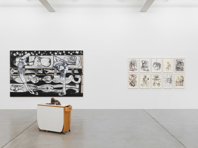 Installation view, MELENCOLIA, Galerie Eva Presenhuber, Maag Areal, Zurich, 2023