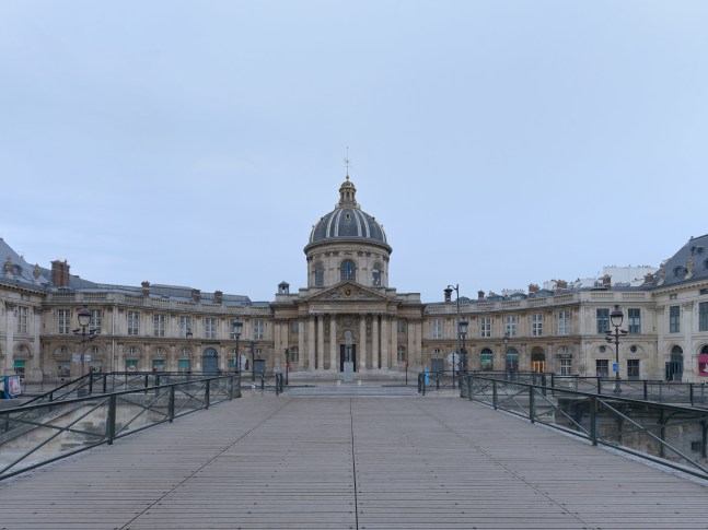 Installation view, Ugo Rondinone, the innocent, Art Basel Paris Public Program, Parvis de l&amp;#39;Institut de France, Paris, 2025