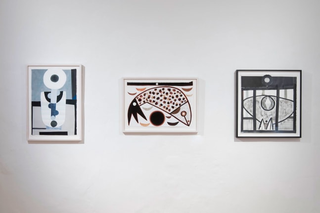 Installlation view, Austin Eddy, Vogel, Fisch und Farbe, Museum Penzberg &amp;ndash; Sammlung Campendonk, Penzberg, 2025