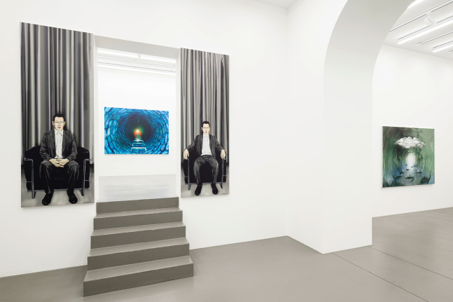 Installation view, Louisa Gagliardi, Whereabouts, Galerie Eva Presenhuber, Vienna, 2024