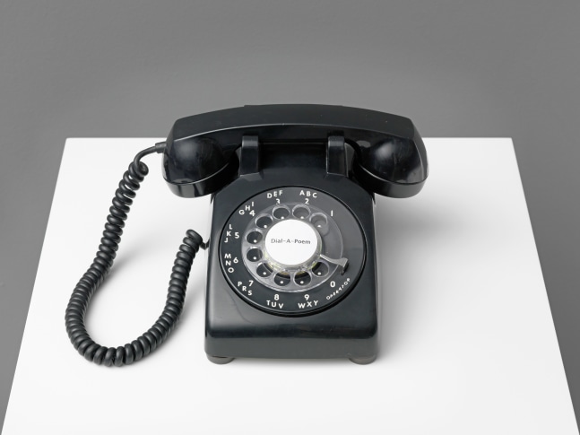 telephone with recorded poems by John Giorno