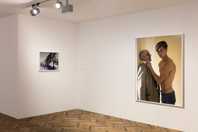 Installation view of photographs by Torbjørn Rødland