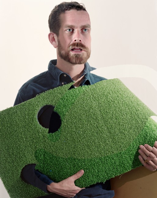 Photograph by Lucas Blalock, The Guitar Player 2013 Archival inkjet print; framed 89 x 71 cm / 35 x 28 in