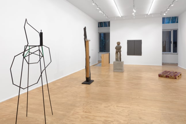 installation view of works by various artists