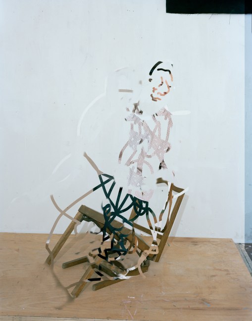 Photograph by Lucas Blalock, Emile / Man of the Future 2016–2017 Archival inkjet print, framed 169 x 134 cm / 66 5/8 x 52 3/4 in