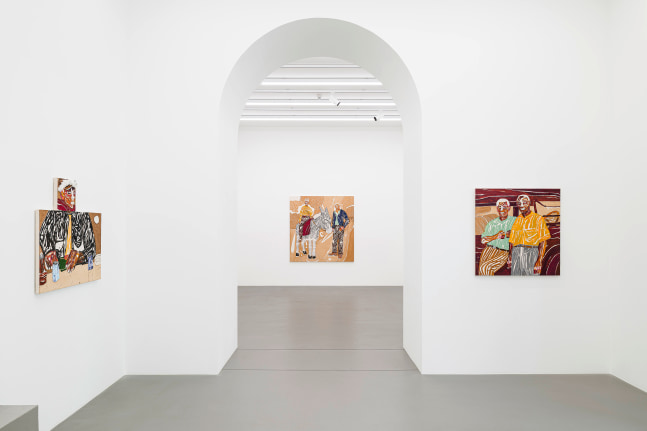 Installation view, Chase Hall, Momma&amp;#39;s Baby, Daddy&amp;#39;s Maybe, Galerie Eva Presenhuber, Vienna, 2025