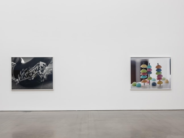Installation view of photographs by Torbjørn Rødland