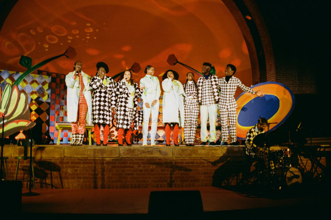 installation view of performance