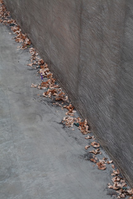 Installation view of work by Douglas Gordon