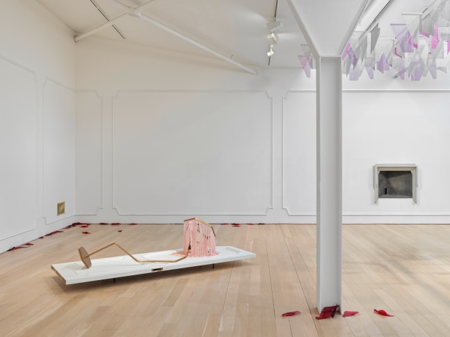 Installation view, Martin Boyce, Before Behind Between Above Below, Fruitmarket, Edinburgh, 2024