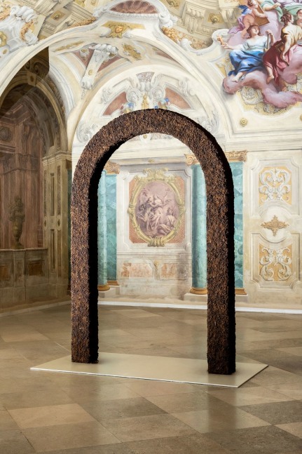 Installation view, Ugo Rondinone, arched landscape, Belvedere, Vienna, 2024