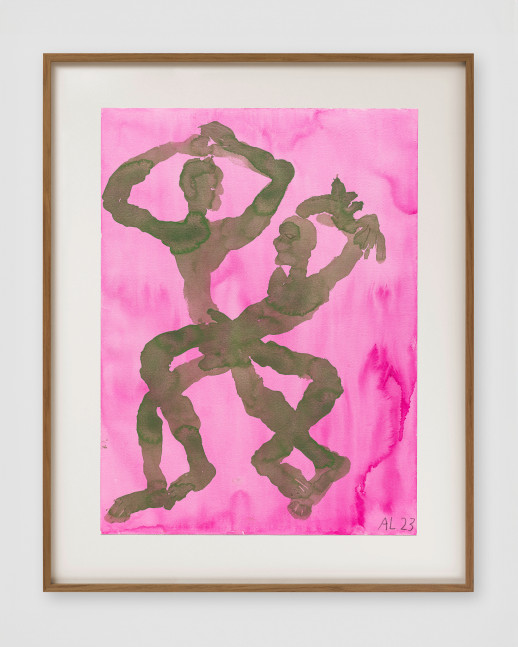 embrace III (green on pink)

2023

Gouache on Fabriano-paper

Sheet 61 x 45.5 cm / 24 x 17 7/8 in

Frame 76 x 60.5 x 3.5 cm / 29 7/8 x 23 7/8 x 1 3/8 in

&amp;copy; Andrew Lord