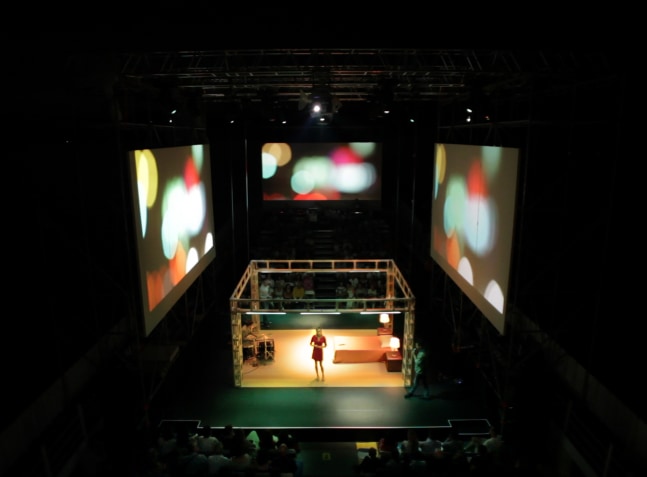 Image of performance by Doug Aitken