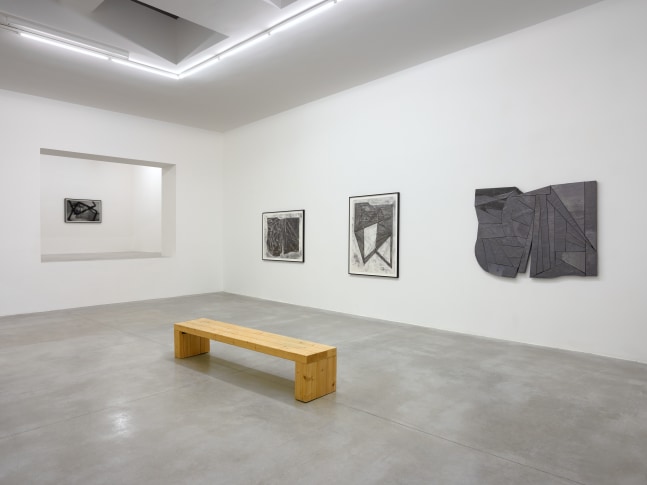 Installation view of works by various artists