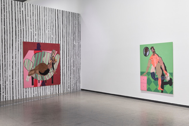 Installation view, Tschabalala Self, Skin Tight, Australian Centre for Contemporary Art, Melbourne, 2025