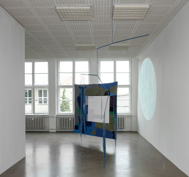 Installation view, Martin Boyce &amp;amp; Arrange Whatever Pieces Come Your Way, The Day Before Sewn into Sleep, Haubrok Foundation, Berlin, 2024&amp;nbsp;