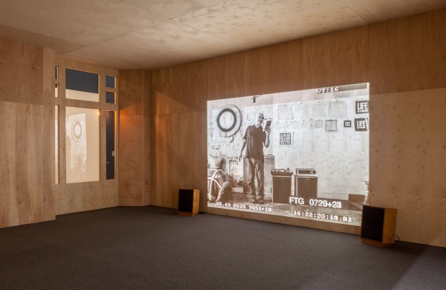 Installation view of works by John Giorno