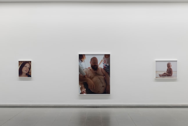 Installation view of photographs by Torbjørn Rødland