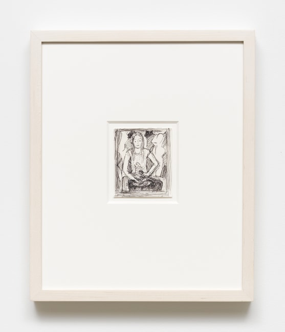 Study for Sculptor and Satyr

2016

Ink on paper

Sheet 9.5 x 8 cm / 3 3/4 x 3 1/4 in

Frame 37.5 x 31 x 4 cm / 14 3/4 x 12 1/4 x 1 1/2 in

&amp;copy; Steven Shearer