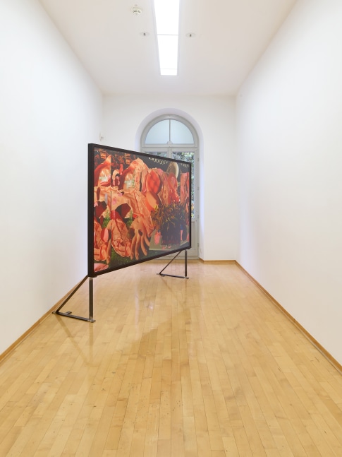 Installation view of Works by Lucas Blalock