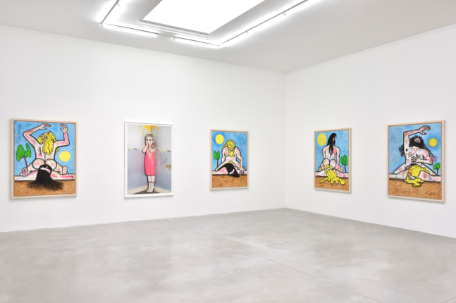 Installation view, Carroll Dunham &amp;amp; Laurie Simmons, Consortium Museum, Dijon, 2024