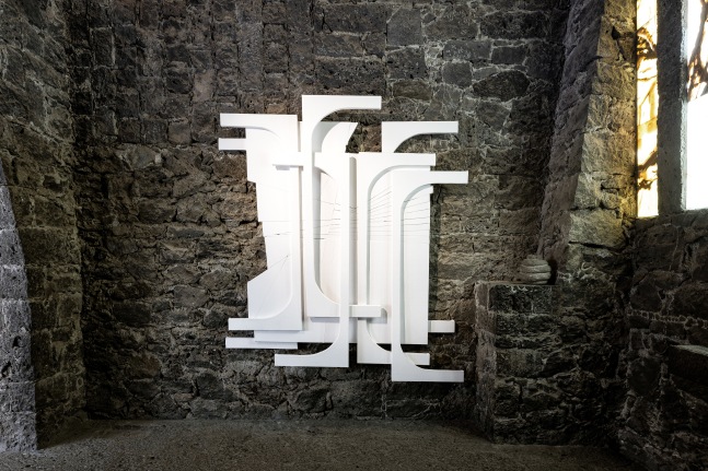 Installation view, Wyatt Kahn, Fantasmas, Museo Anahuacalli, Mexico City, 2024