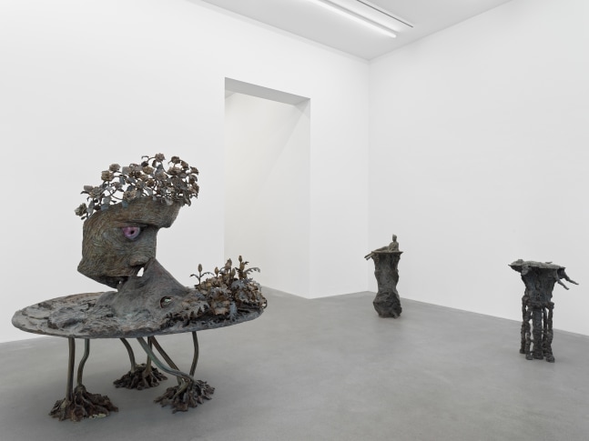 Installation view of Jean-Marie Appriou sculpture exhibition