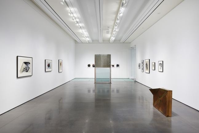Installation view of works by various artists