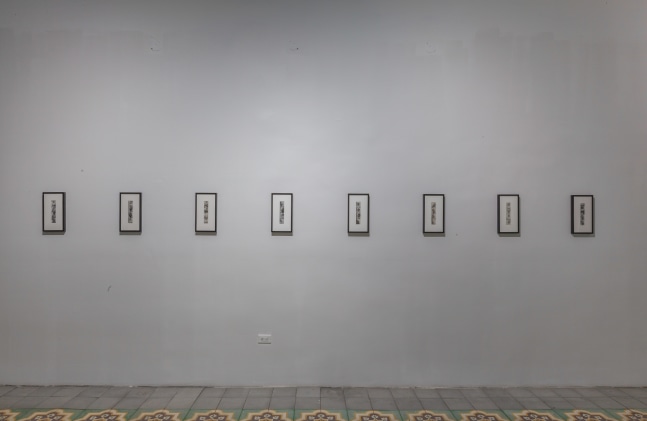 Installation view of works by John Giorno