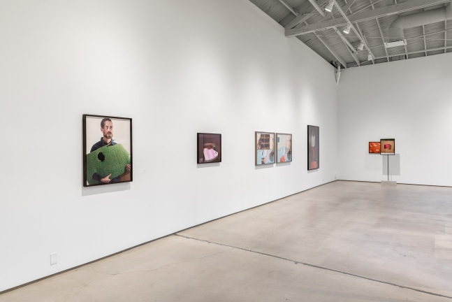 Installation view of Works by Lucas Blalock