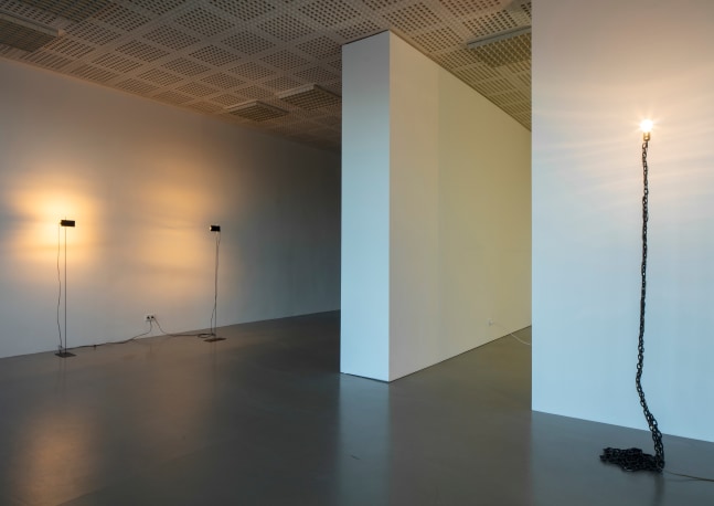 Installation views, Martin Boyce, Douglas Gordon, Franz West, Lamps and Furniture,&amp;nbsp;Haubrok Foundation, Berlin, 2025