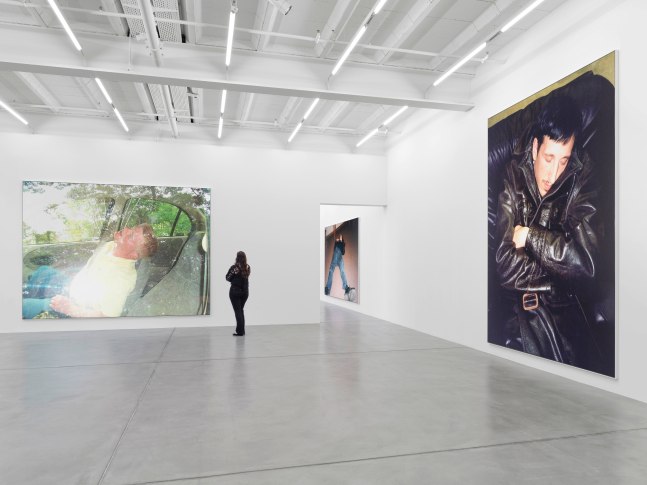 Installation view, Steven Shearer, The Golden Recline, Galerie Eva Presenhuber, Maag Areal, Zurich, 2025