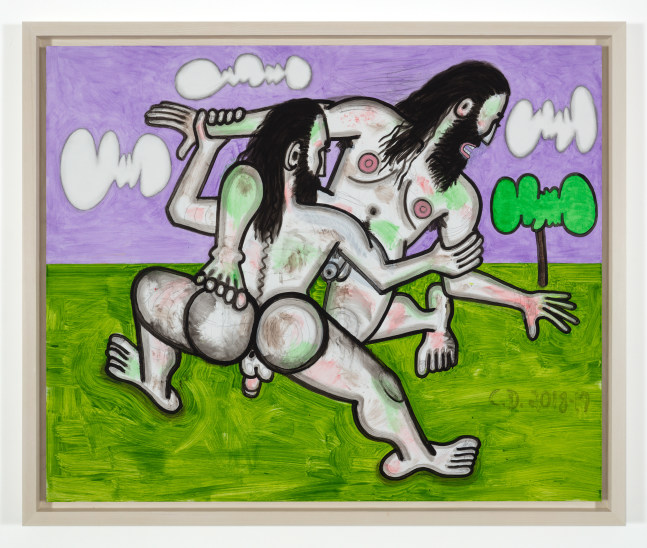 painting by Carroll Dunham