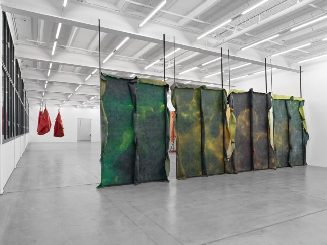 Installation view, Liesl Raff, A Corridor, a Room, and Four Dens, Galerie Eva Presenhuber, Maag Areal, Zurich, 2025