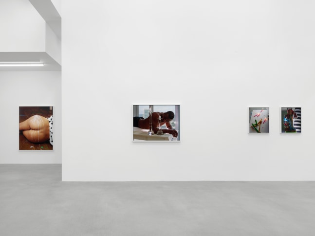 Installation view of Torbjørn Rødland photography and film exhibition