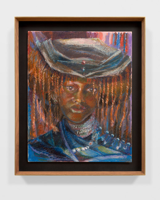 &amp;ldquo;&amp;hellip; to name is to charm.&amp;rdquo;
2021
Oil stick and pastel on canvas board
Sheet 50 x 40 cm / 19 3/4 x 15 3/4 in
Frame 58 x 49.5 cm / 22 3/4 x 19 1/2 in
RUGA 48507