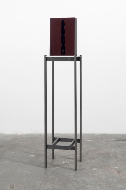 Silenced

2024

Wooden figure, polyurethane resin, steel, acrylic

Sculpture 38 x 12 x 25 cm / 15 x 4 3/4 x 9 7/8 in

Pedestal 112 x 30.5 x 31.5 cm / 44 1/8 x 12 x 12 3/8 in

&amp;copy; Matthew Angelo Harrison