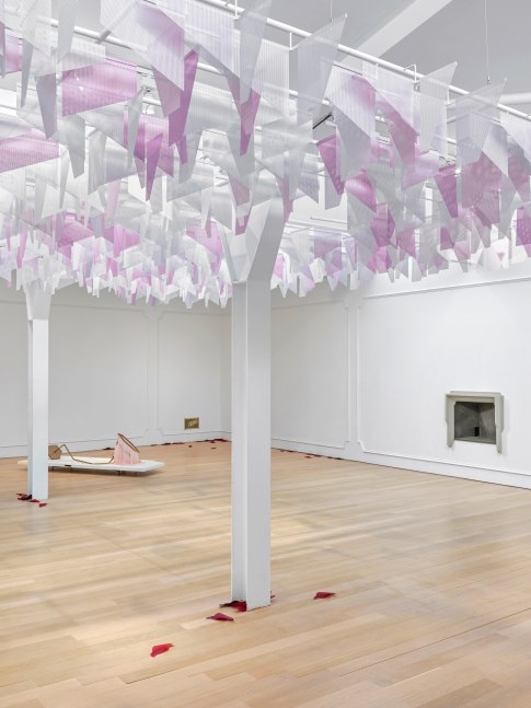 Installation view, Martin Boyce, Before Behind Between Above Below, Fruitmarket, Edinburgh, 2024